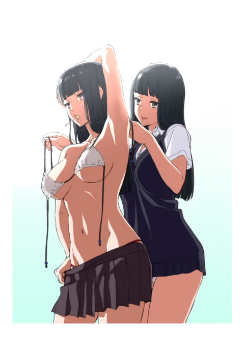 #気温が高いので気が早いが水着絵が見たい あんま描いてなかった・・ 