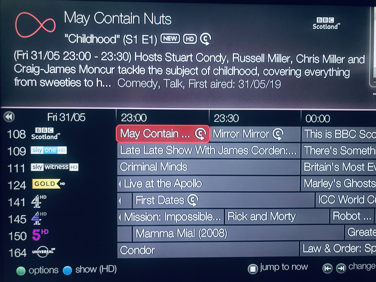 theonlyMCN's tweet photo. Now available to series link on yer telly box!! 

Get aw aboot that @BBCScotland channel, particularly at 11pm this coming Friday!! ;)

X https://t.co/q5v8HV0keG