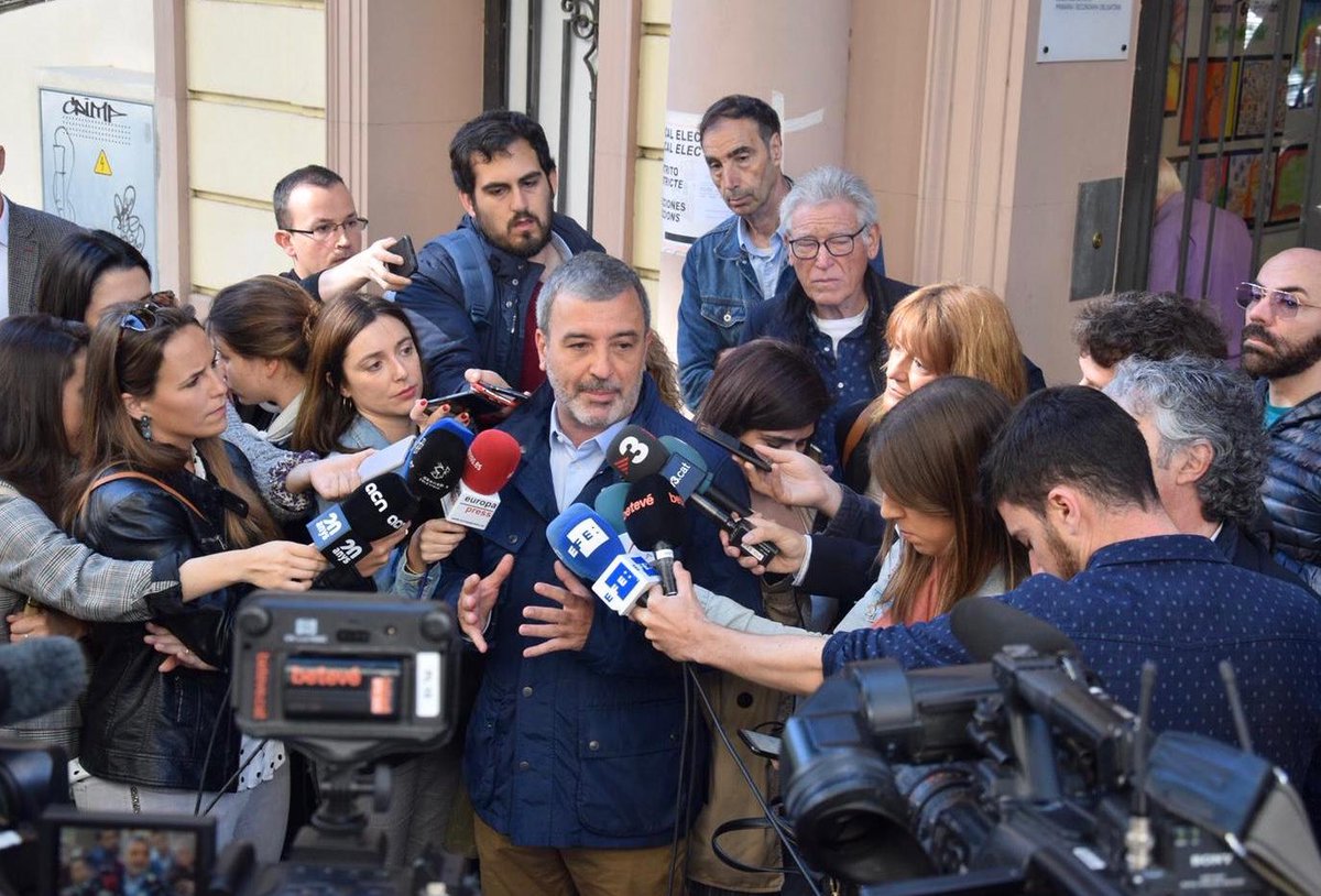 jaumecollboni's tweet photo. Vull agrair la feina i esforç de tots els apoderats/des i interventors/es @socialistes_cat del @pscbarcelona i de tots els municipis catalans que són als col•legis electorals garantint la normalitat en l’exercici del dret a vot. Molt bona jornada! #26M https://t.co/2kfksNytZC