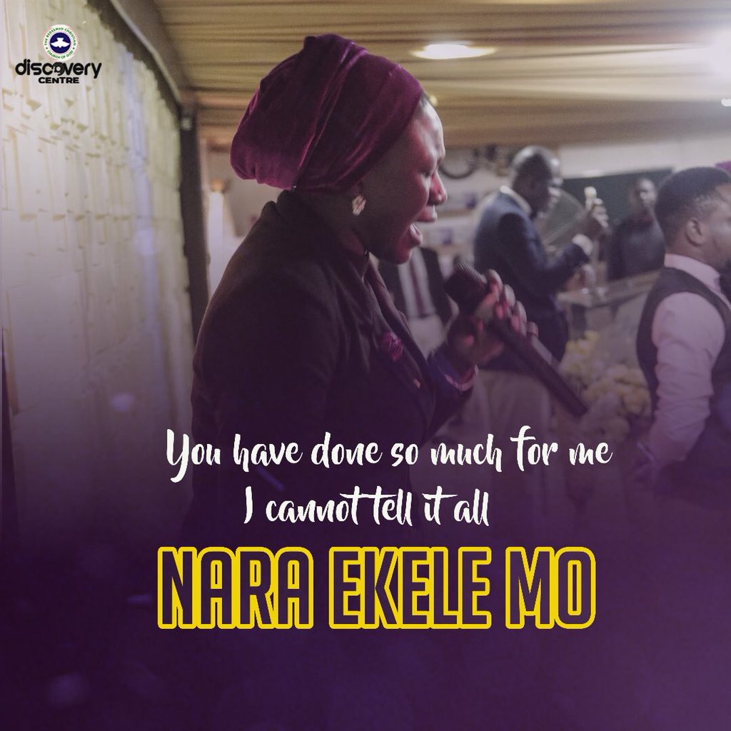 RCCGDC's tweet photo. You’ve done so much for me 
I cannot tell it all
NARA EKELE MO!

#Worship #Fellowship #Appreciation #RCCGDC #RCCGDiscoveryCentre #YP2 #RCCG https://t.co/TP1QHI9yGl