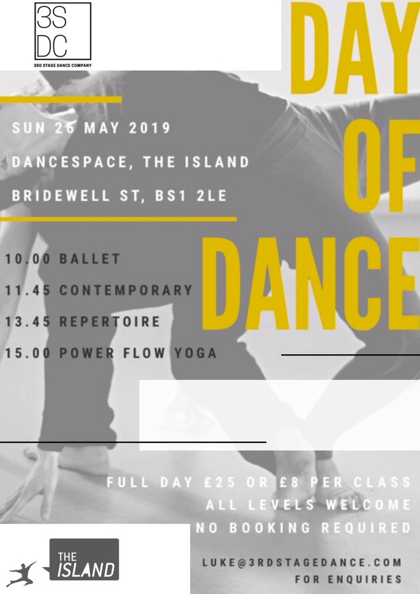 Our day of dance kicks off at 10am! 

Having a lie in this Sunday? You can drop in to any class you fancy.
See you there...