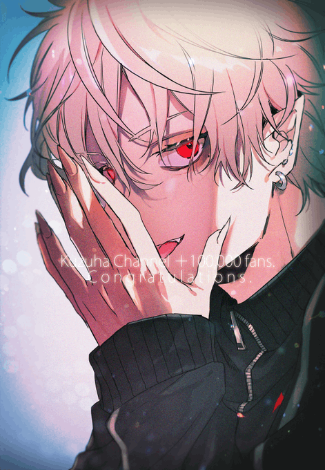 葛葉10万人おめでと～お!!? #KuzuArt 