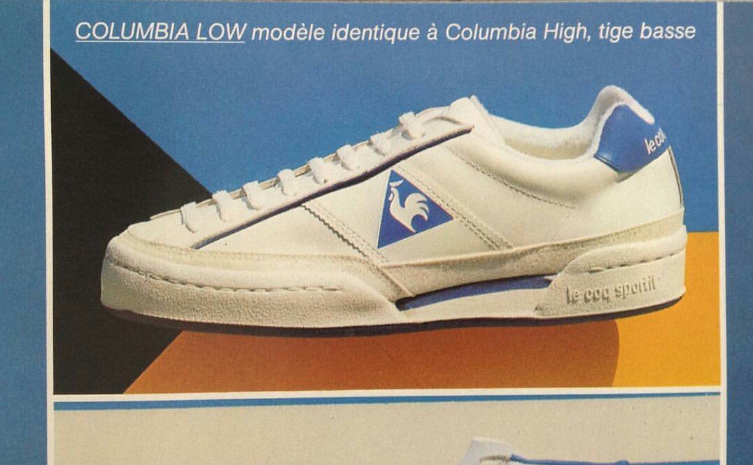 tenis le coq sportif anos 80 rose