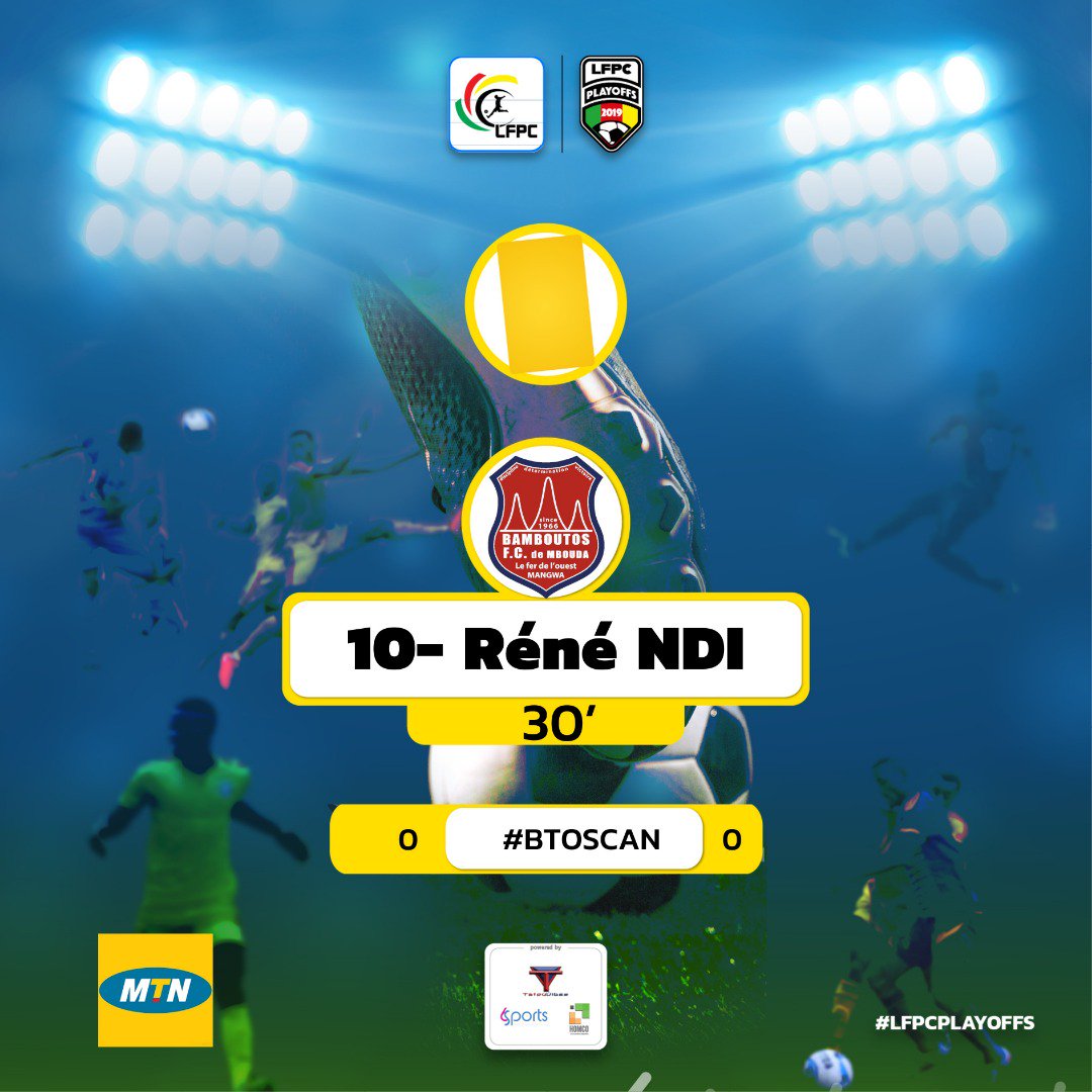 SidoineFeugui's tweet photo. #LFPCplayoffs (L2 Top j3)
Carton jaune pour Réné NDI de BAMBOUTOS
#BTOSCAN
@tatouvibes
@6sportsnews
@homco_online
#LFPCplayoffs https://t.co/TNRJvngOEd