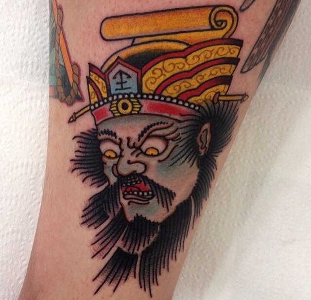 KellyKhamp's tweet photo. "Japanese #King of #Hell By Eli #Ferguson at Seventh #Circle, #Brisbane #Australia" #tattoos #ink #pics https://t.co/MNRa7zQIAe