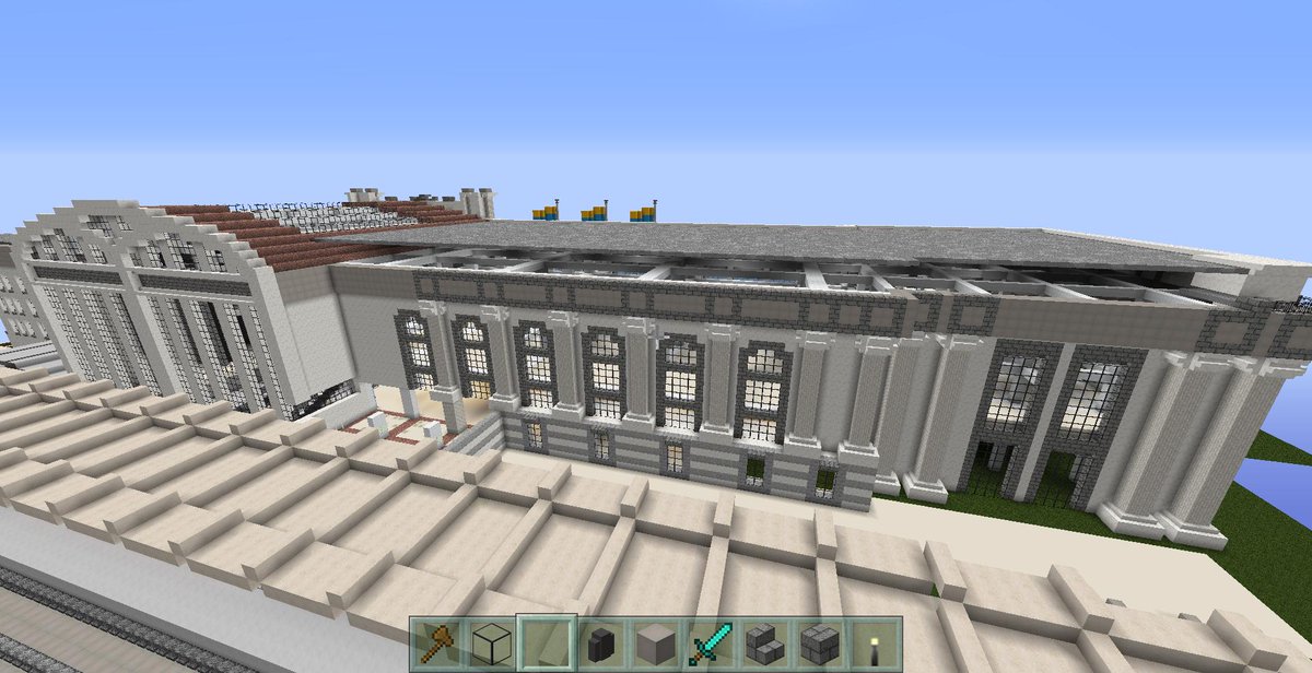 BirchFlying's tweet photo. 전철역 리모델링&전철화 공사중..
#minecraft #minecrafttrain https://t.co/EWc56HgtZl