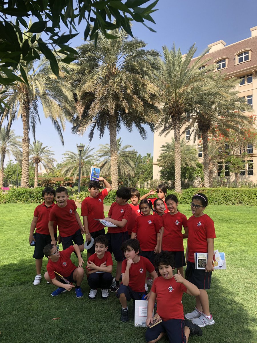 InquiryWithCT's tweet photo. A beautiful morning to read a book in the park. ☀️ 📚 ❤️ #WeLoveThirdGrade #OICSnewsletter @OICS_Dubai https://t.co/pwK6b94ovC