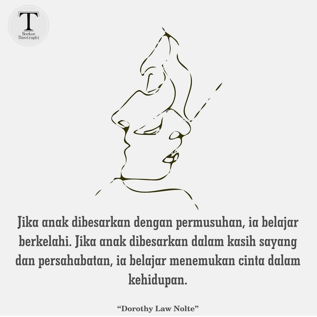 Theotraphi's tweet photo. Jika anak dibesarkan dengan caci maki, maka dia akan belajar mencaci juga.

#boekoetheotraphi #buku #bukuteologi #bukusastra #bukufilsafat #philosophy #literatur #pecintabuku  #blibiophile https://t.co/zOeMrhrecg