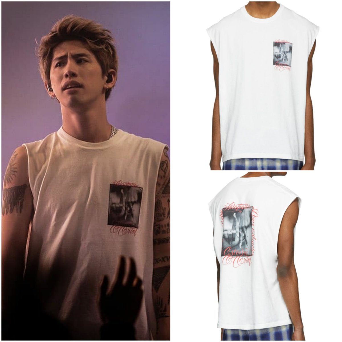 lee13215_10969's tweet photo. Taka ๐
ADAPTATION
SS19 White Sleeveless T-Shirt
$ 197 ( ยฑ Rp. 2.821.000 )
#Taka #ONEOKROCK
#OORStyle #OORFashion https://t.co/iCvnzfc4FS