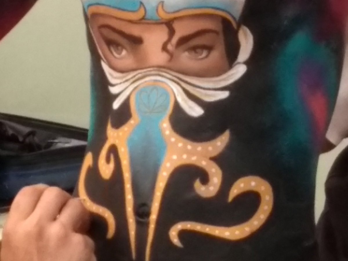 GibIntBodyArt's tweet photo. Who's eyes are these? #GibIntBodyArtFestival2019 https://t.co/cza5JxuyVH