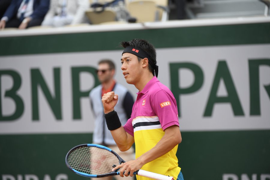 錦織圭 全仏オープンテニス19 試合予定 結果 テレビ放送