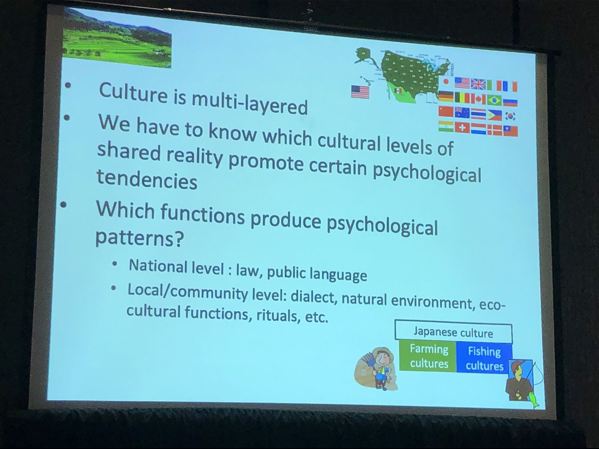 ThomasTalhelm's tweet photo. Culture is multi-layered: individual, community, nation. By Yukiko Uchida #aps2019dc https://t.co/7DpMWMs9TO