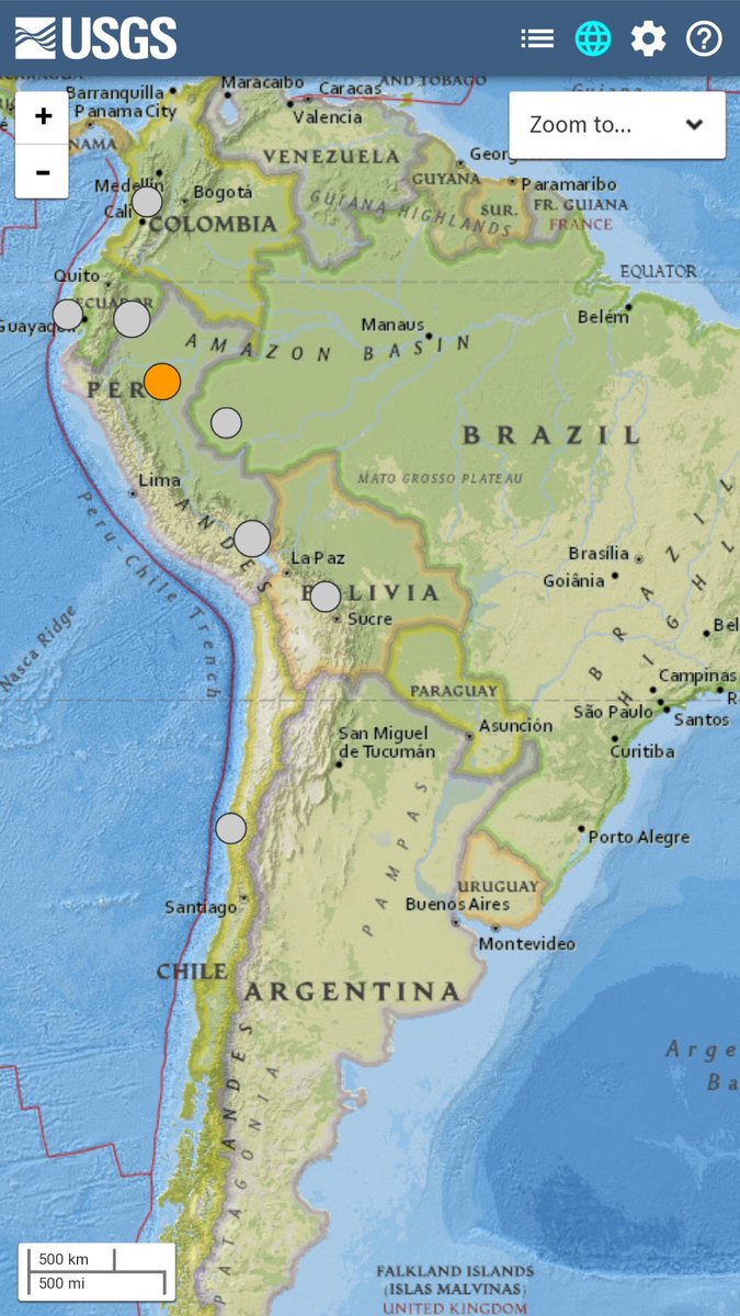 AlertaNews24's tweet photo. 🇵🇪 | El sismo de magnitud 8.0, registrado esta madrugada en Loreto, en Perú, es el sismo más fuerte en Sudamérica y en el continente americano, pero también a nivel mundial en lo que va de año, según American Earthquakes. https://t.co/dczQzWOdmn