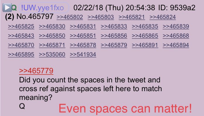 In case you wondered, as time permits I add Q drops that match the deltas (time between tweets) & timestamps on President Trump’s Tweets as a way to re_read drops & to see if they are deliberate on POTUS part, possibly pointing to a specific drop. Sometimes they seem to be! 