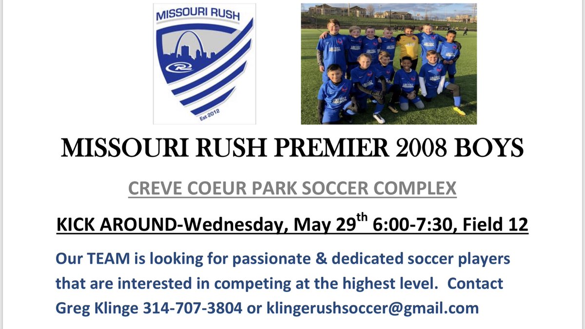 Missouri Rush SC Premier 2008 Boys (@rush_sc) on Twitter photo 