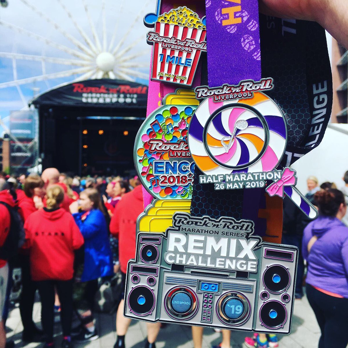 MrsJacksonMusic's tweet image. All of the medals AND Toploader in one day. #teacher5aday #RnRLiverpool