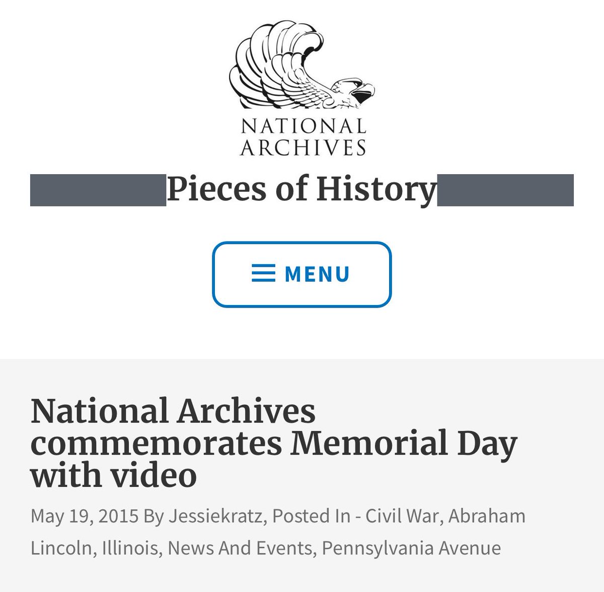 TxSocialStudies's tweet photo. We remember those who served. 🇺🇸🇺🇸🇺🇸
Learn/share about Decoration Day/Memorial Day by watching @USNatArchives video about the importance of the holiday.  
https://t.co/IMJnoCeP2b
#txcss2019 #memorialday #weremember https://t.co/FUyuP2DVBS