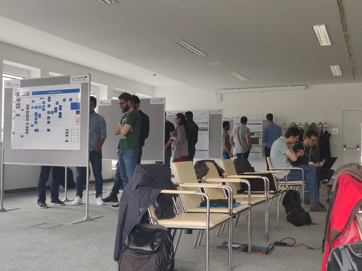 Solar-train poster session at Retina workshop #MSCA_SolarTrain #pccl #leoben