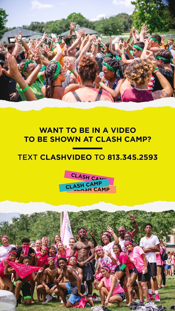 unitedgfc's tweet photo. Text clashvideo to 813.345.2593 to be a part of an upcoming video for Clash Camp! https://t.co/0StdkCTyBS