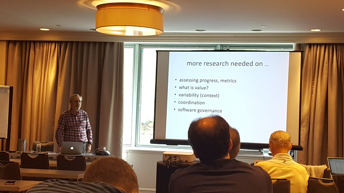 ICSSP's tweet photo. More research on agile needed #TheEndOfAgileAsWeKnowIt #PhilippeKruchten #icssp19 #icse19 https://t.co/VxFr9Zpn7P