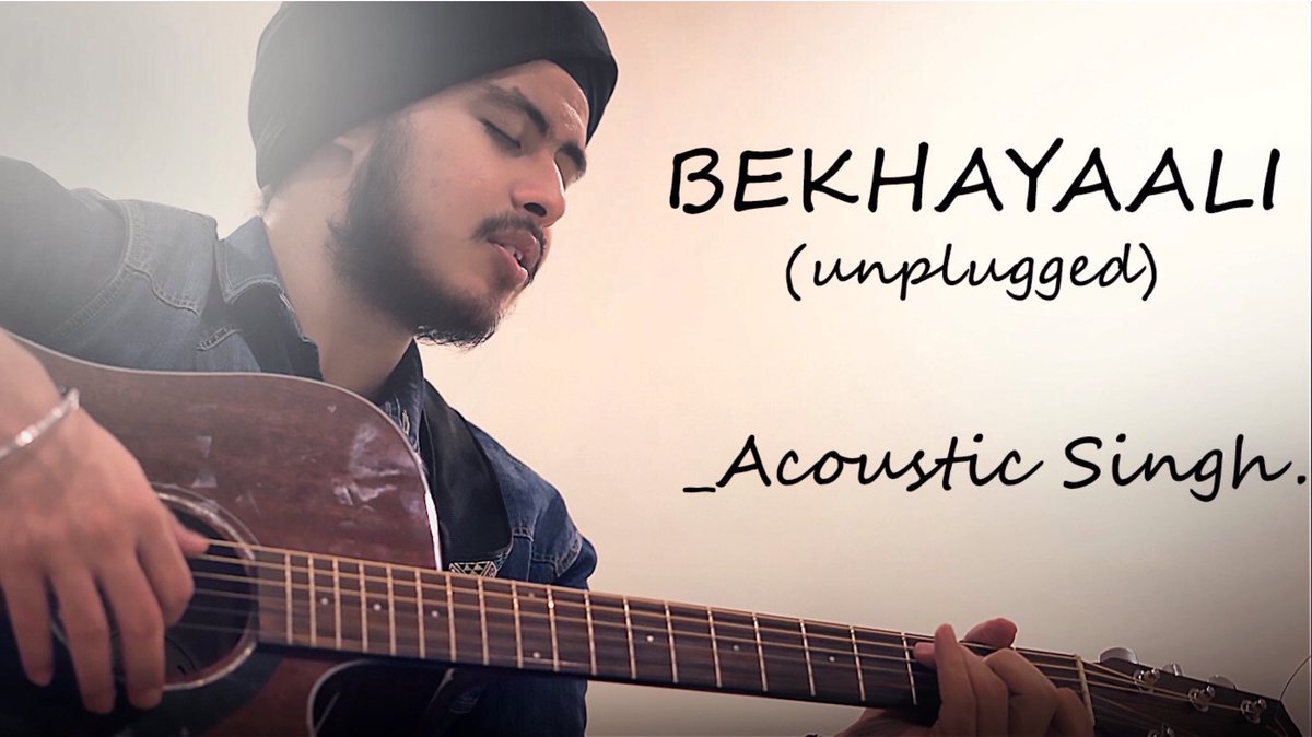 AcousticSingh's tweet photo. Here is my version of the one and only #Bekhayali from #KabirSingh ❤️. Watch and please share LINK : https://t.co/iPwcYXDBjy @YTCreatorsIndia @YouTubeIndia @shahidkapoor @Advani_Kiara #bekhayalisong #SinghthatSings https://t.co/RFRGeHOOpE