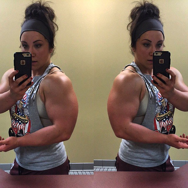 youngmusclegirls on X: Young girl biceps 20 years old More of her