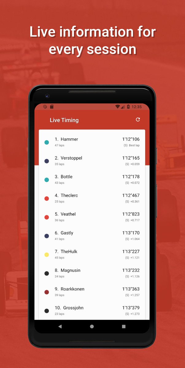 fc_apps's tweet image. Follow the Formula 1 live timing in your Android device. Get it on #GooglePlay play.google.com/store/apps/det… #Formula1 #F1 #FormulaOne #leclerc #Hamilton #verstappen #Vettel #Monaco