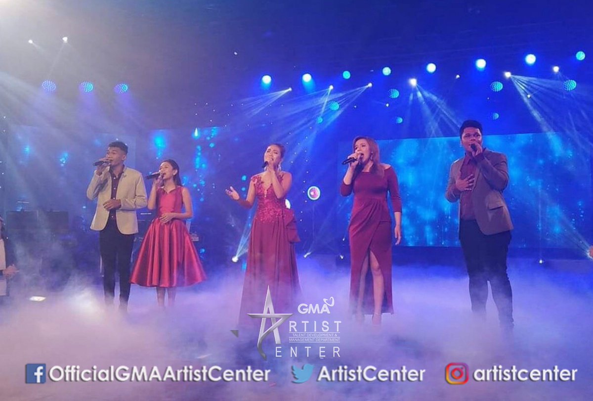 Sparkle_GMA's tweet photo. A powerhouse performance from Jong Madaliday, Golden CaΓ±edo, Aicelle Santos, Mirriam Manolo, and Garrett Bolden on Studio 7 earlier tonight! #Studio7Live https://t.co/z19gmyeVzn