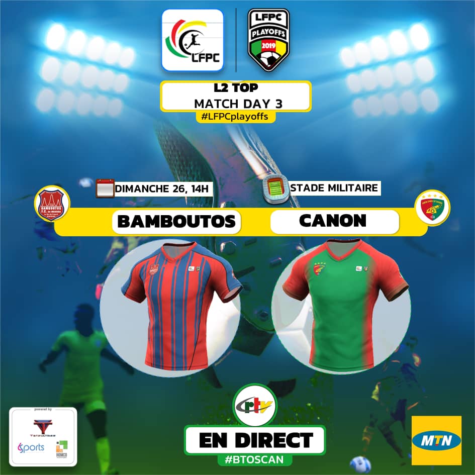 ngono_olivia's tweet photo. Après sa large victoire face à FAP le Canon club "Kpakum" a une chance de prendre la tête des #lfpcplayoffs L2 top BAMBOUTOS quant à elle a besoin d'une victoire pour se relancer dans la compétition
#BtosCan stade militaire 14h
@lfpc_fr
@tatouvibes
@6Sportsnews
@homco_online https://t.co/zkr90C8zT6