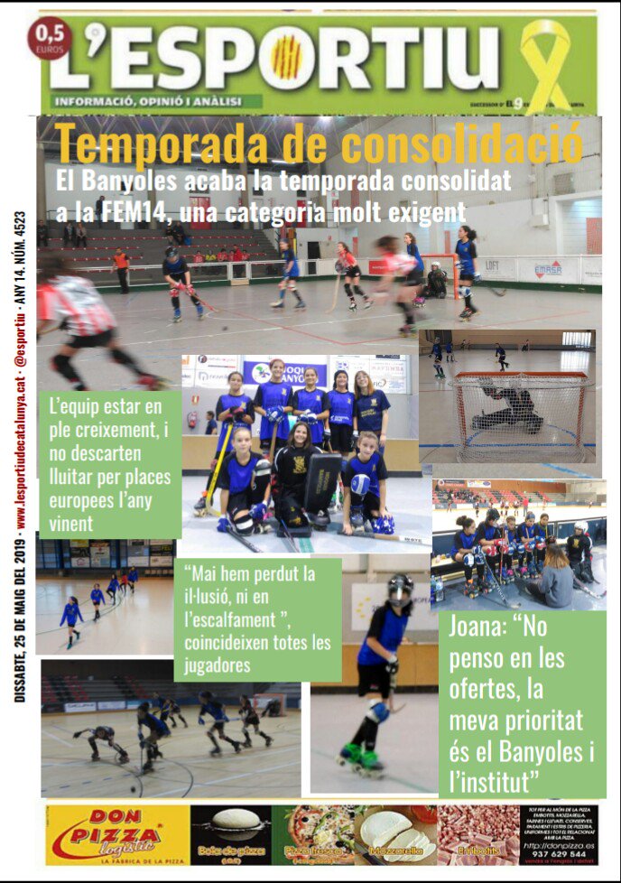 Carles_MB's tweet photo. L'equip femení del @HoqueiBanyoles acaba la temporada a la pista del @clubpativic Invictes en il.lusió. Hem guanyat un munt d'aprenentatges i valors. Bravo noies!! #fem14 @som_dhoquei @FCPatinatge @AjBanyoles @esportsbanyoles @LesdelhoqueiTV3 https://t.co/5f3WXpebXL