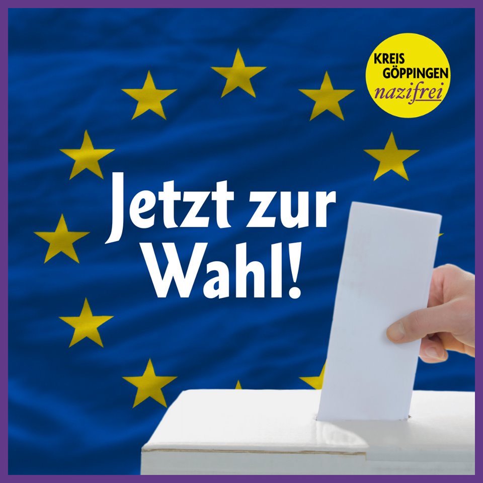 Noch bis 18:00 Uhr sind die Wahllokale geöffnet. Geht wählen und helft mit, dass rechtsextreme Parteien wie der III. Weg, die Rechte, die NPD oder die AfD weder im Europaparlament noch in den Kommunalparlamenten vertreten sind.
#noafd #europawahl2019 #ep2019 #kommunalwahl2019