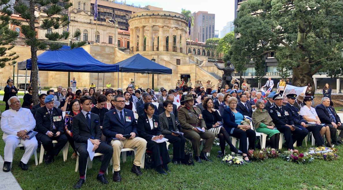 unaaqld's tweet photo. The Peacekeepers Ceremony and Peoples March
On Sat 25 May 2019 UNAA Qld and Peacekeepers successfully organised the Peacekeepers Ceremony and Peoples March in Brisbane, Qld Australia from King George Square, to ANZAC Square.
#UNAA #UNAAQ #UN #Peacekeepers #Peace #Security #SDG https://t.co/Fv4ac9IWHc