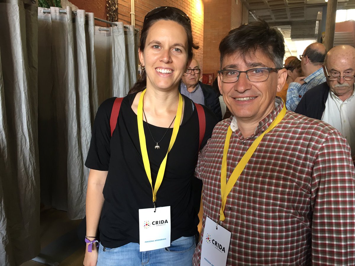 Apoderades de la <a href="/CridaSabadell/">Crida per Sabadell</a> al Joanot Alisanda! #TeiximSabadell #Atrevides26M