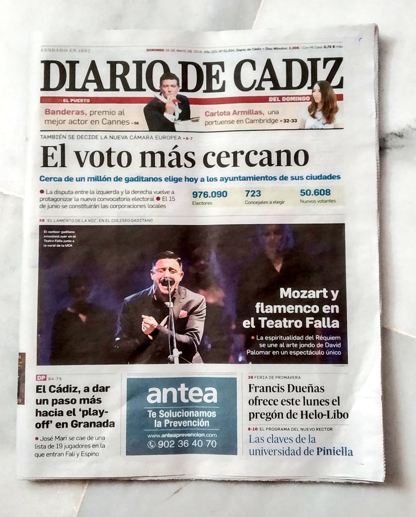 miguelarmillas's tweet photo. Qué amplia y buena la entrevista a @CarlotaFlyte de #PilarVera en @diariocadiz. ¡Cuánto se nota cuando te dejan decir todo lo que quieres y tienes que decir! Si quieres leerla... https://t.co/KKWxXiqLN2
