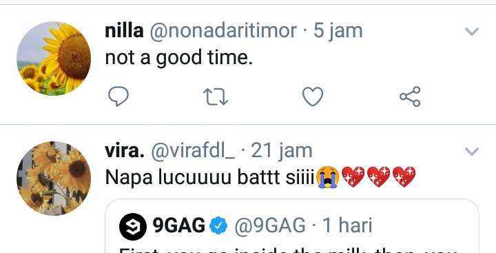 PFanggi's tweet photo. Gak nyangka, selama ini temenan sama bunga @nonadaritimor @virafdl_ https://t.co/qAUMvdHU4Q