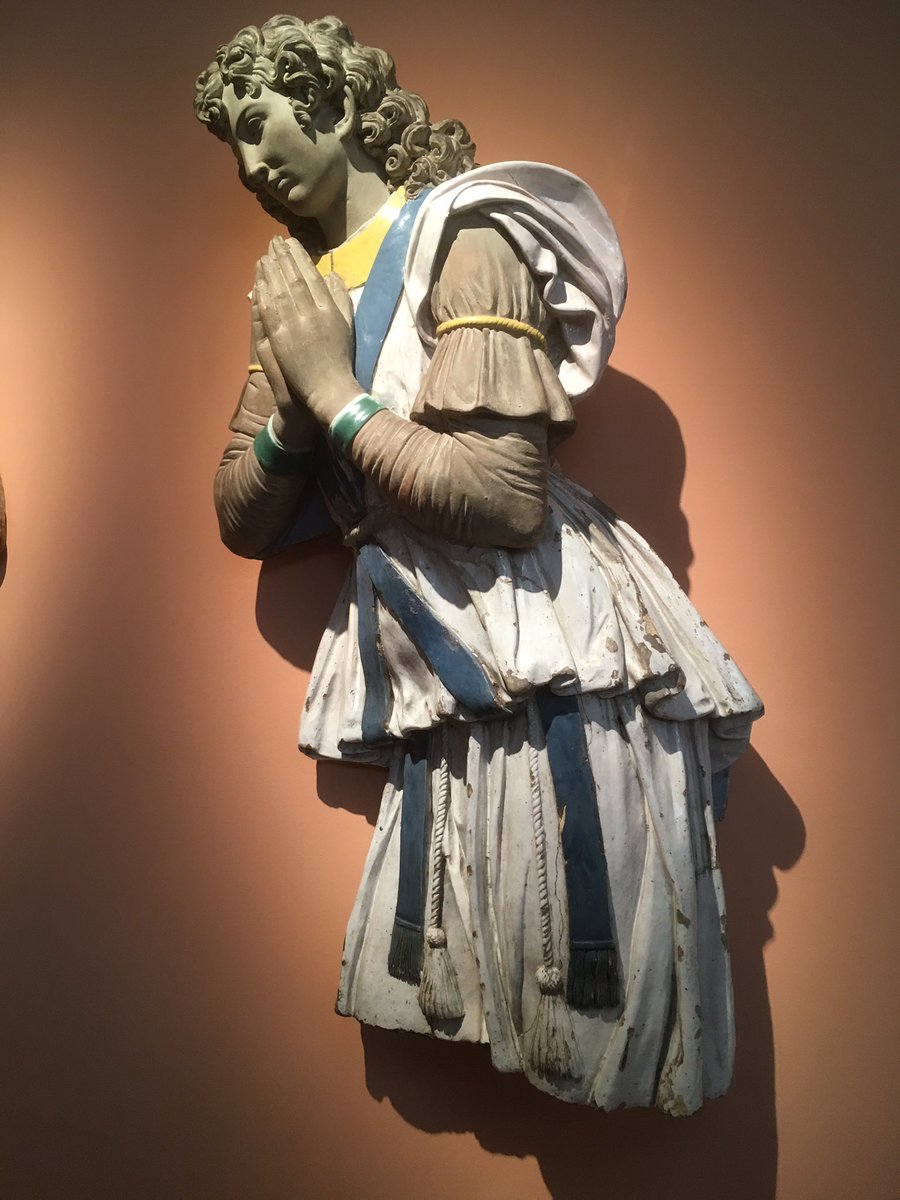 Some stunning sculptural Della Robbia from the Thyssen-Bornemisza Museum last weekend #RethinkCeramics #terracotta #madrid