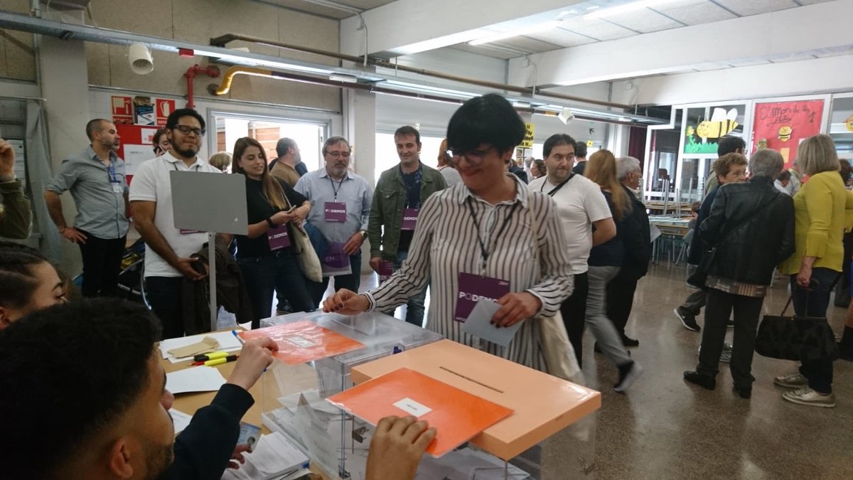 podemos_elprat's tweet photo. 💜 #26MUnidasPodemos 

⌛️ Llegó el día de la triple cita electoral, 📩 es la hora de llenar las urnas de esperanza por recuperar instituciones municipales, autonómicas y europeas que gobiernen para defender los intereses de la gente corriente. #enelPratPodemos #sandraalcalDaza https://t.co/i4JgIQGeTz