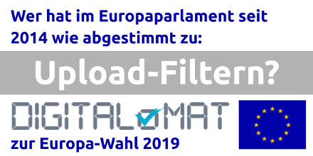 WikimediaDE's tweet photo. Heute ist #Europawahl2019... doch wie haben die Abgeordneten aus Deutschland in der vergangenen Legislaturperiode abgestimmt bei entscheidenden Beschlüssen zu Digitalthemen, z.B. zu Urheberrecht/ #Uploadfilter|n? Jetzt vergleichen: https://t.co/kTVOlOOTO6 #Digitalomat #ep2019 ^jw https://t.co/SPam4VSZx7