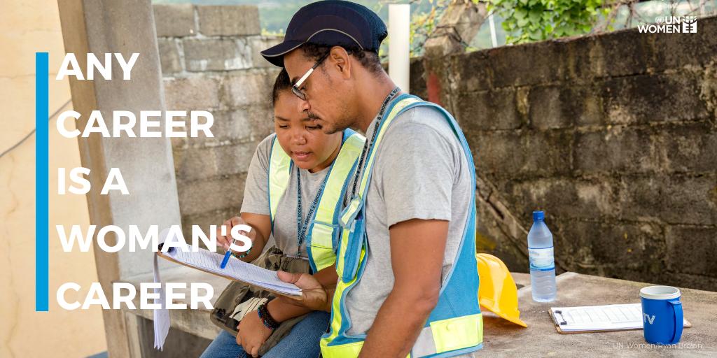 No woman should be restricted from pursuing a career of her choice--including when it is in a male-dominated field. 👷‍♀️🚧💼