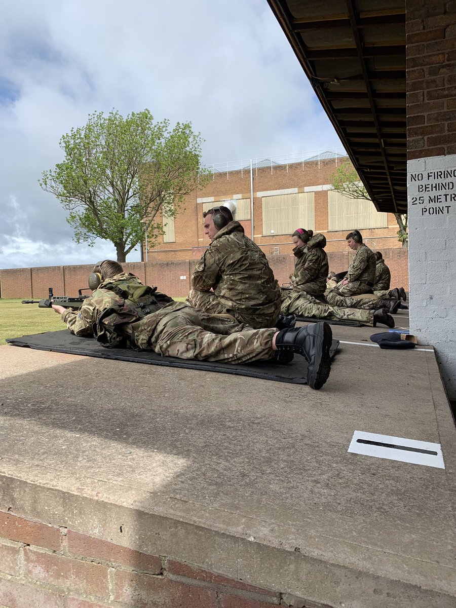 Spending the day at RAF Shawbury on the range with staff and cadets from @2WWAirCadets