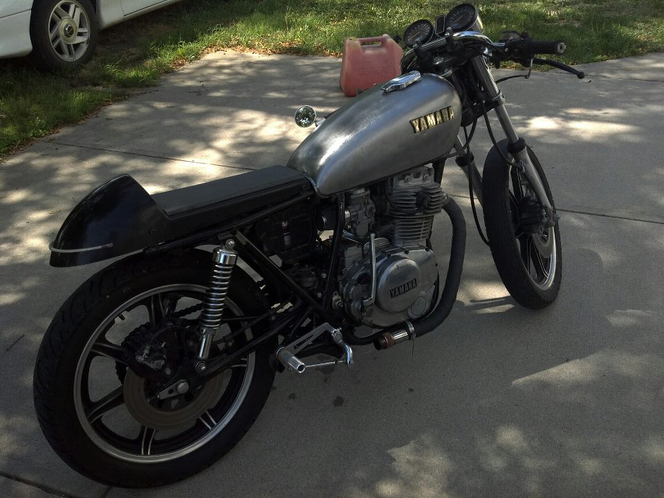 "I am 19 and just finished building my 1979 XS400 #cafe racer! Also my first bike!" #motorcycle #biker #pics