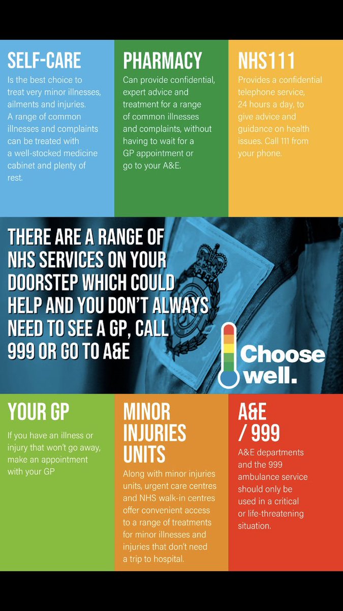 This #BankHoliday weekend, please remember to #ChooseWell and only dial 999 in a genuine, life-threatening emergency so that our teams can help those in need.