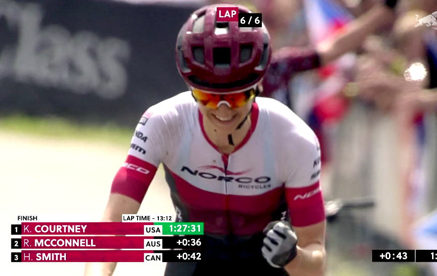 pedalmagazine's tweet image. YES !!! 🇨🇦 Haley Smith's first WCup podium Nove Mesto 🇨🇿#MBWorldCup