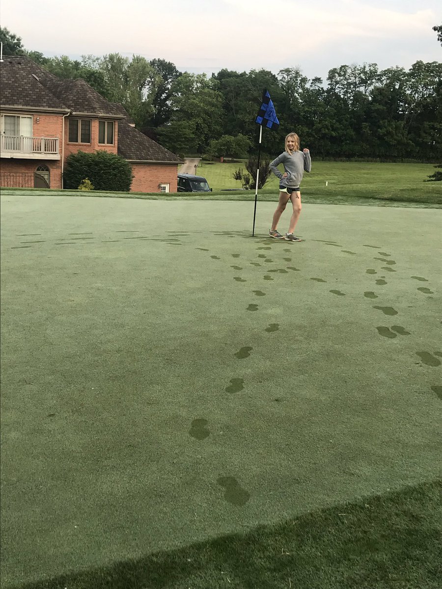 Starting her young on course setup. #myoffice