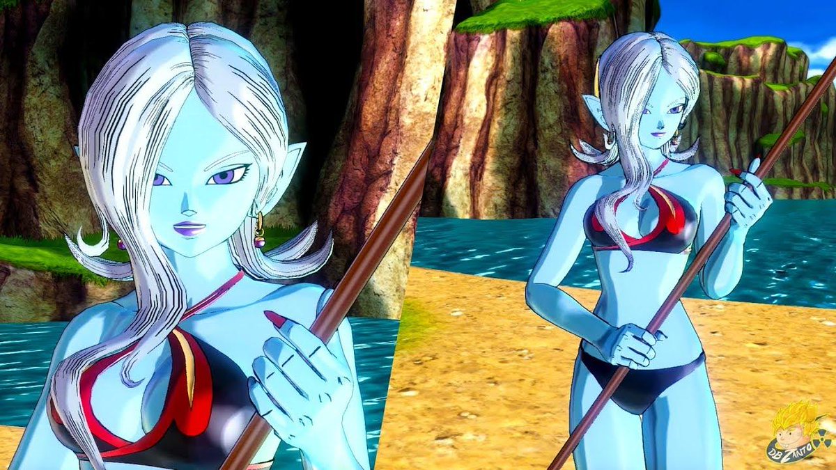 Towa recibió este skin-bikini en Dragon Ball Xenoverse 2. 