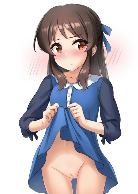 この前描いた橘さんノーパン差分 