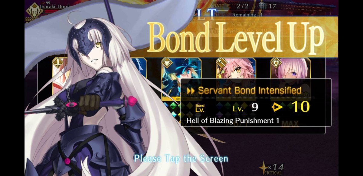 Hiyana08's tweet photo. My Jeannie finally reached bond level 10!! 😍🥳 I'm so happy, I totally love and adore her 😍🔥❤💗🥰
Now she'll kick everyone's ass😋🤭🔥
She's my second Servant that reached Bond lvl 10, next are MHX &amp; Shiki who are both 9 1/2 done 🤩💕💝
#JeannedArcAlter #FateGOUSA #FateLover https://t.co/eJjcNQ2PVZ