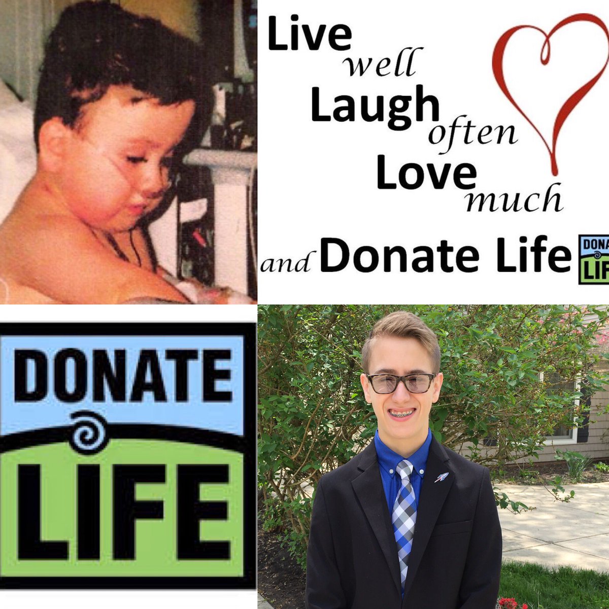 Today is Nathan’s 13 year Kidney Transplant Anniversary! Life is good! Be a donor! #livingkidneydonor