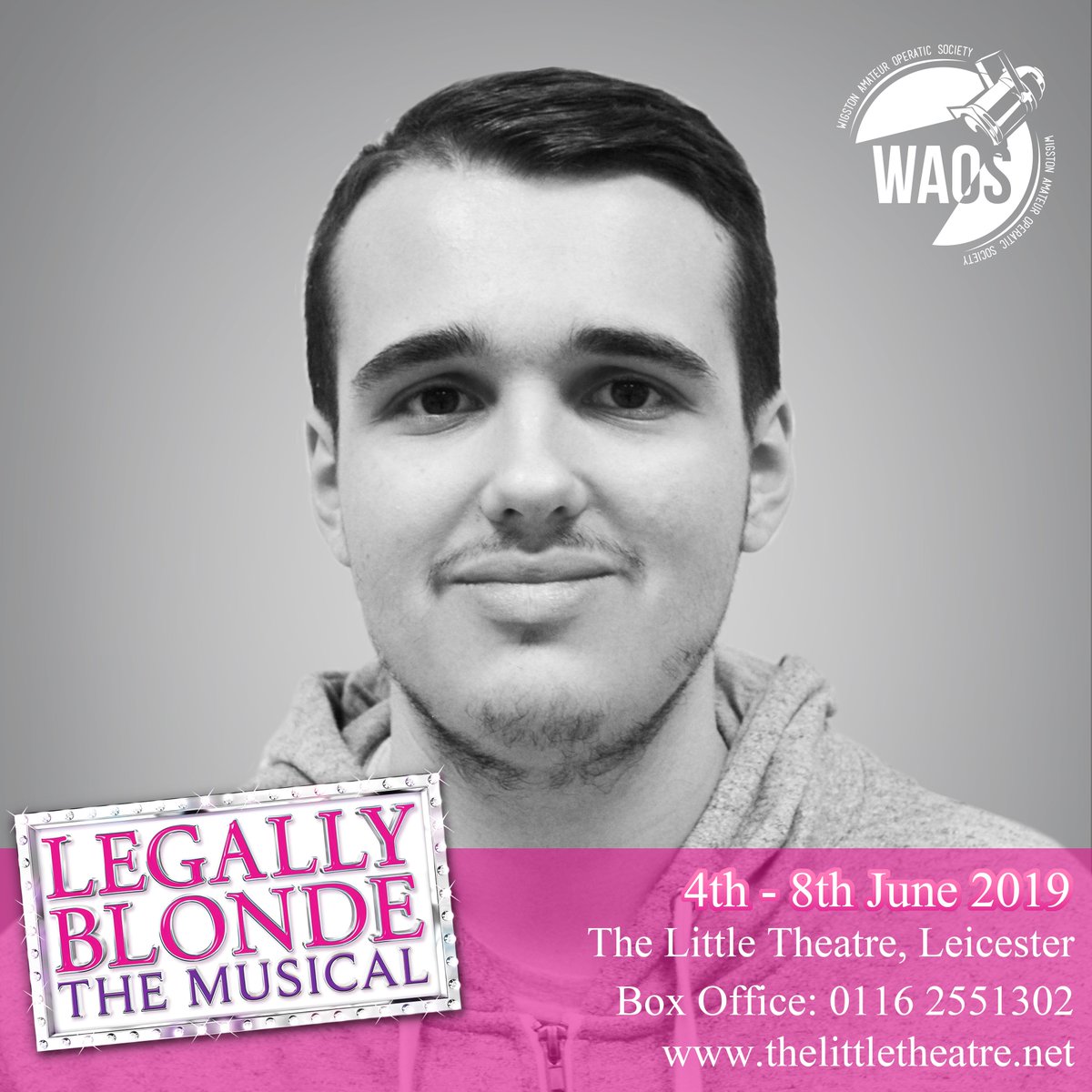 WaosWigston's tweet photo. Here's ensemble member Sam Cooper! #JetBluePilot #AaronShultz #StoreAssistant #Admirer #Spectator #Graduate #legallyblondethemusical @thelittleleics 💗🎶😊 https://t.co/5qyVtV5ava