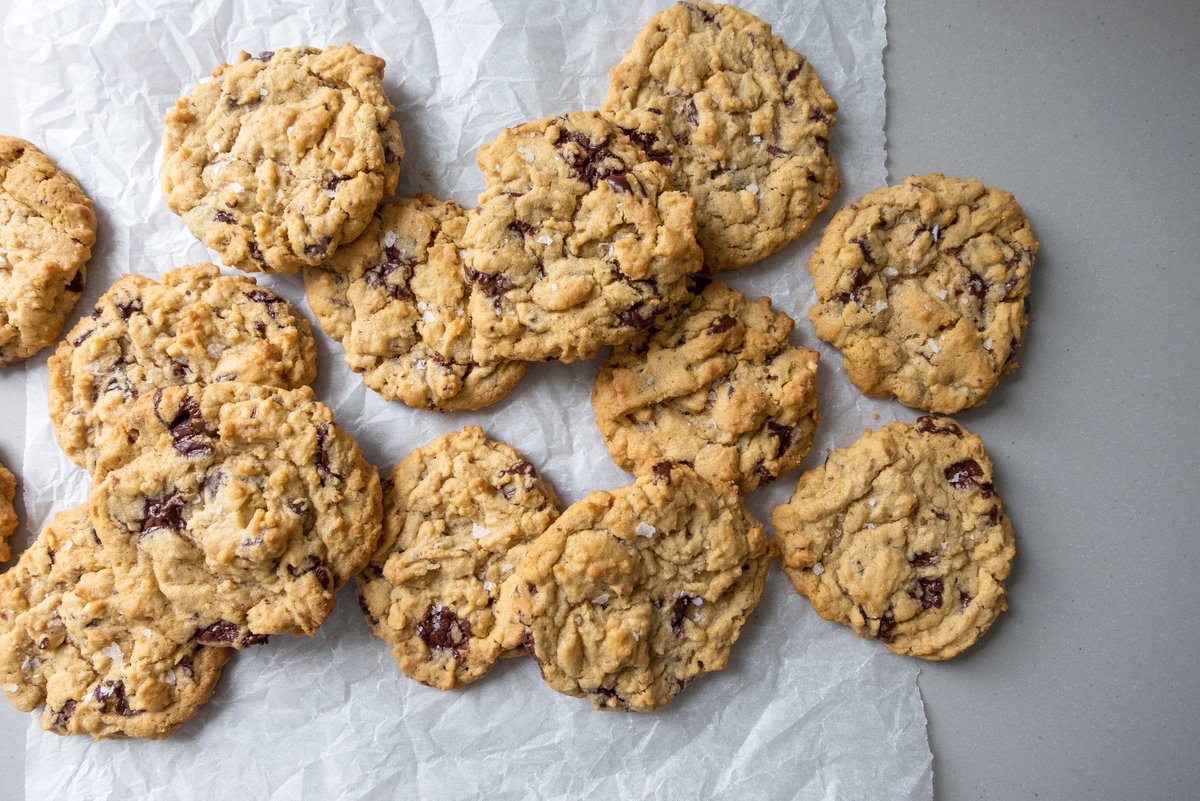 Bank holiday weekend goals 🙌🏻
Peanut butter &amp; chocolate cookies. These are an absolute delight! After returning from a hen weekend I want to eat an entire batch of these in one sitting.

Recipe <a href="/marthacollison/">Martha Collison</a>